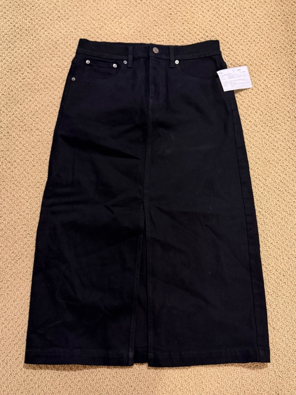 Amazon Essentials Regular-Fit High-Rise Long Jean Skirt (Women’s Size 10)